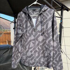 Under Armour Black and Gray Hoodie